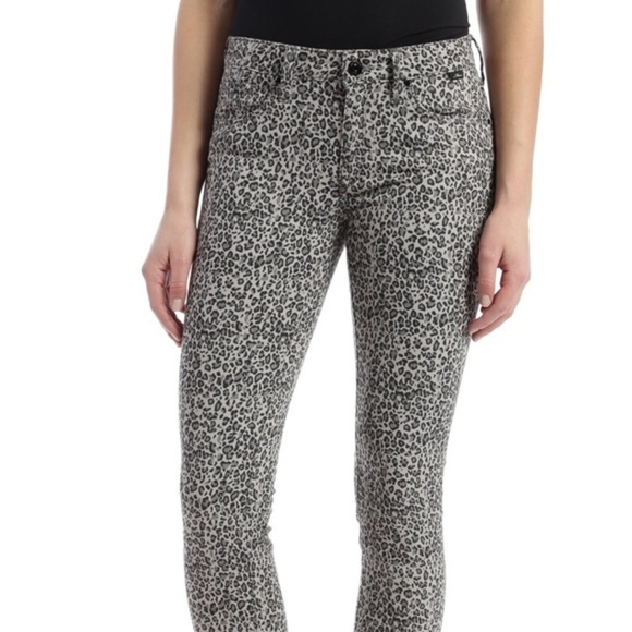 NWT Mavi Grey Tess Leo Cropped Skinny Jeans - Picture 3 of 15